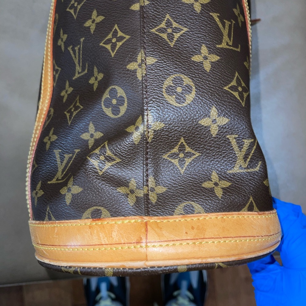 LV Brown Vintage Monogram Bucket Bag - Picture 6 of 16